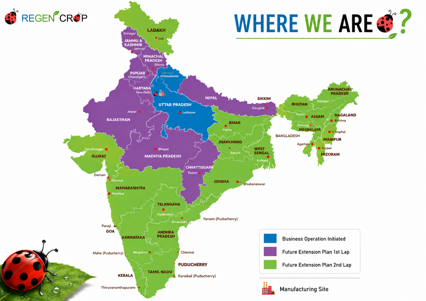 REGEN Crop Care India Presence